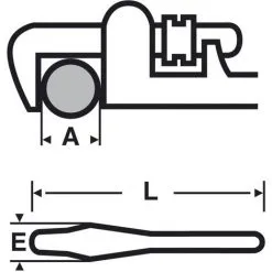 Clé Viragrip Tubar “bec De Canard” 60 Mm En Aluminium | 013618 - Virax -VIRAX Soldes Boutique 21396110 3