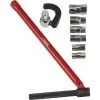 Clé écrou Robinet + 7 Embouts + Mâchoire | 261470 - Virax
