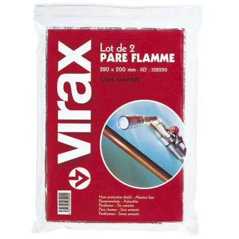Pare Flamme Protection Soudure VIRAX Lot De 2 - 528290 1 Pare Flamme Protection Soudure VIRAX Lot De 2 - 528290