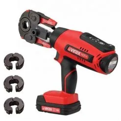 Presse à Sertir Viper® M21+ VIRAX + Pince Mère + 2 Batteries + Inserts Au Choix HA Ø16-20-26 - 253510