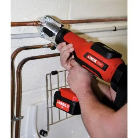 VIRAX Pince à Sertir électrohydrolique Viper P25 3Ah Avec 2 Batteries 2 VIRAX Pince à Sertir électrohydrolique Viper P25 3Ah Avec 2 Batteries – Image 2